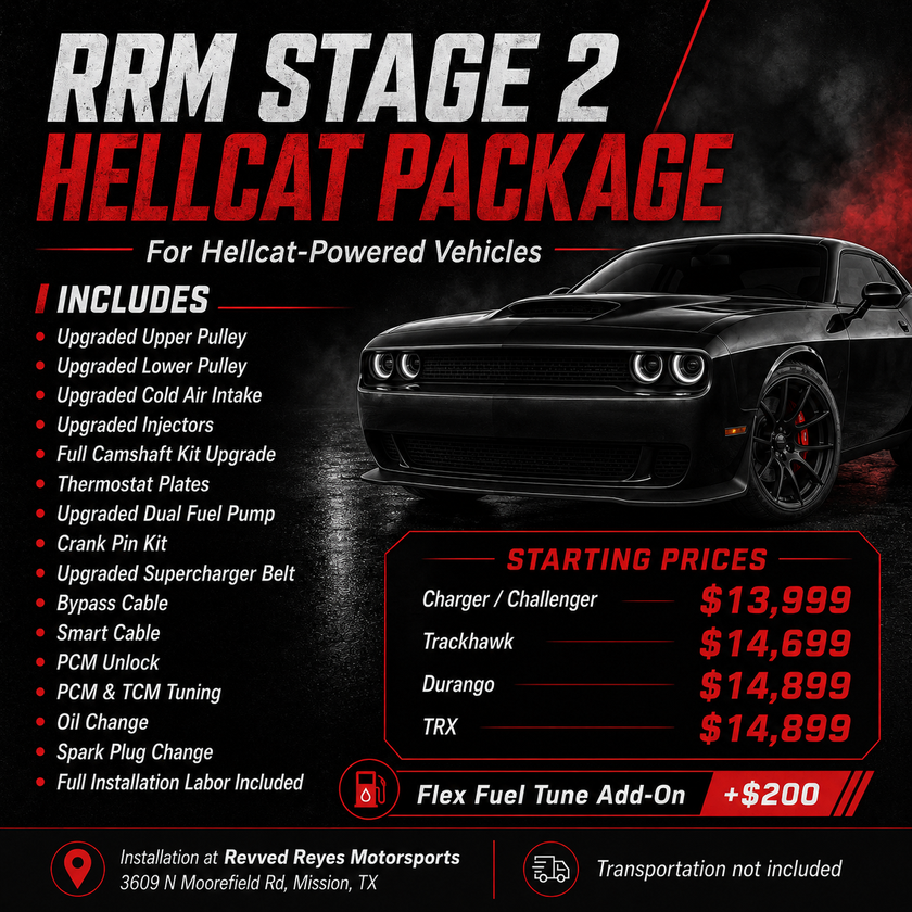 Stage 2 RRM 1000 HP Hellcat Package - 2.4 IHI